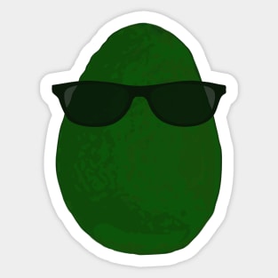 Cool Avocado Sticker